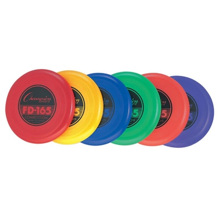 Champion Sports 165 g Competition Plastic Discs, Multicolor CH55956